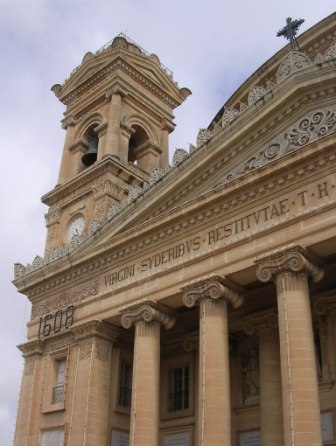 Dettaglio cattedrale di Mosta